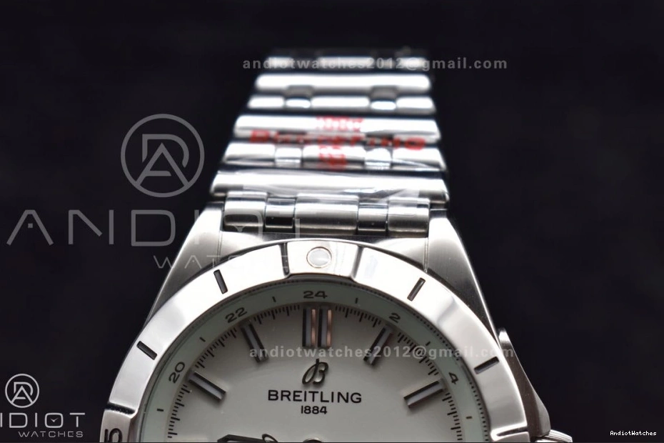 Breitling 1:1 HighPerformance SS Automatic Best GMT Edition Factory Bracelet BLS Dial On White Chronomat 532 A 40mm 0412